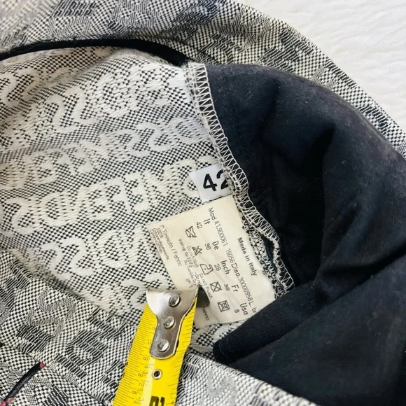 Fendi Gray Logo-Print Jacket and Matching Pants Set - Picture 15 of 16